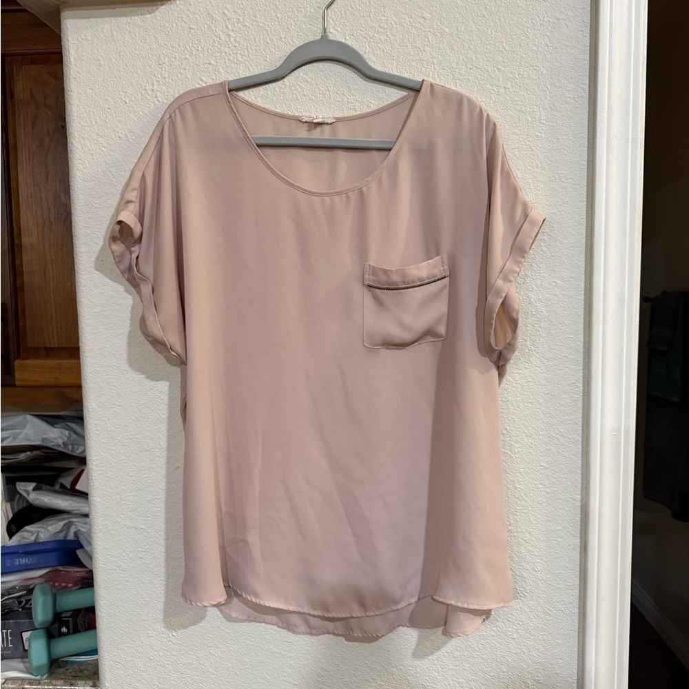 Maurices Blush Pink Blouse